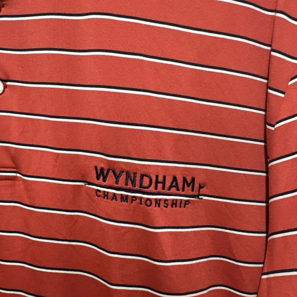 RLX Ralph Lauren Men's Golf‎ Polo Shirt Size XL Red Wyndham Championship Logo